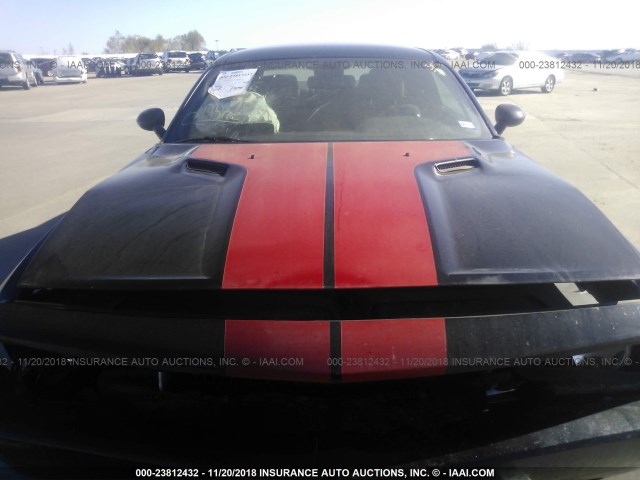 2C3CDYBT5DH717040 - 2013 DODGE CHALLENGER R/T BLACK photo 6