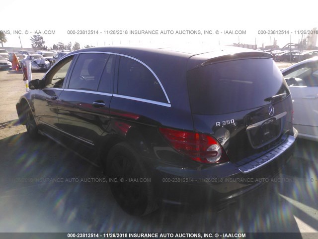 4JGCB56E58A078248 - 2008 MERCEDES-BENZ R 350 Dark Blue photo 3