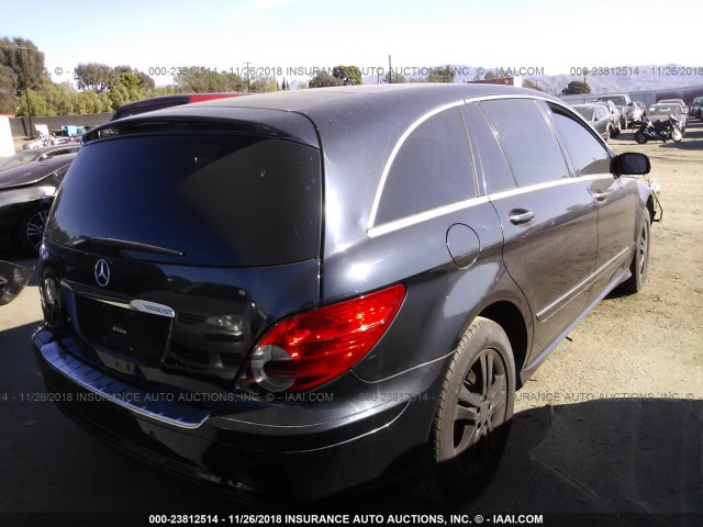 4JGCB56E58A078248 - 2008 MERCEDES-BENZ R 350 Dark Blue photo 4