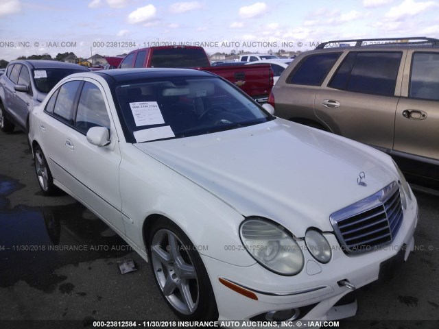 WDBUF72X09B359383 - 2009 MERCEDES-BENZ E 550 WHITE photo 1