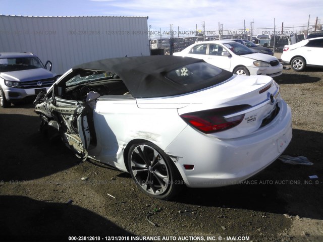 W04WH3N51HG145246 - 2017 BUICK CASCADA PREMIUM WHITE photo 3