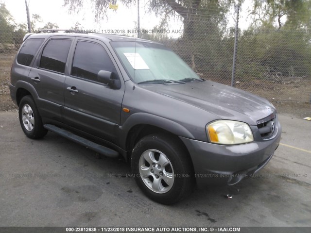 4F2YZ04113KM26090 - 2003 MAZDA TRIBUTE GRAY photo 1