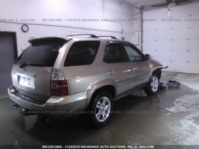 2HNYD18766H527912 - 2006 ACURA MDX TOURING GOLD photo 4