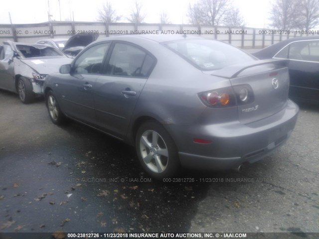 JM1BK323951231170 - 2005 MAZDA 3 S GRAY photo 3