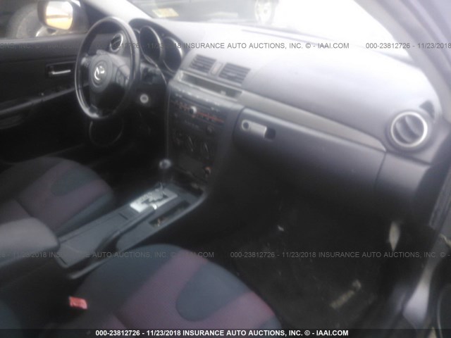 JM1BK323951231170 - 2005 MAZDA 3 S GRAY photo 5