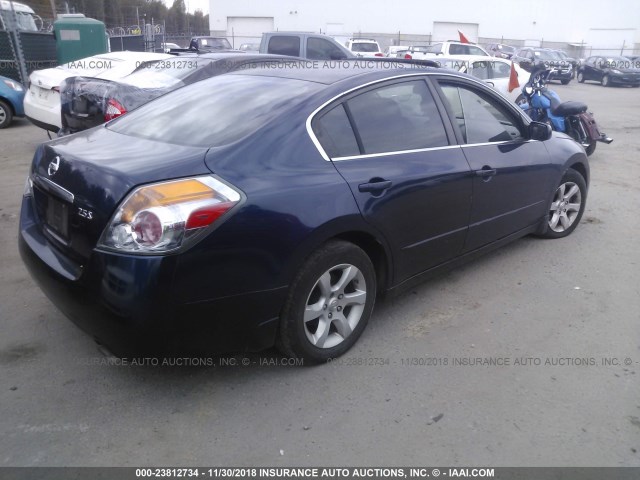 1N4AL21E27N434747 - 2007 NISSAN ALTIMA 2.5/2.5S BLUE photo 4