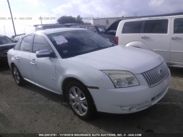 1MEHM42W48G611814 - 2008 MERCURY SABLE PREMIER WHITE photo 1