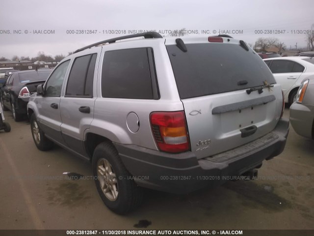1J4GW48N34C344957 - 2004 JEEP GRAND CHEROKEE LAREDO/COLUMBIA/FREEDOM 银色 照片 3