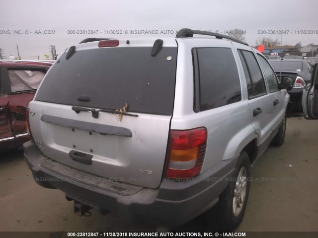 1J4GW48N34C344957 - 2004 JEEP GRAND CHEROKEE LAREDO/COLUMBIA/FREEDOM 银色 照片 4