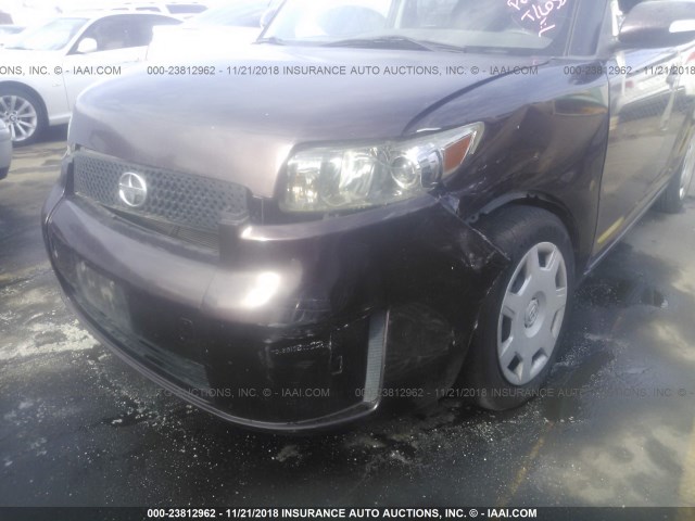 JTLKE50E781003331 - 2008 TOYOTA SCION XB Bənövşəyi foto 6