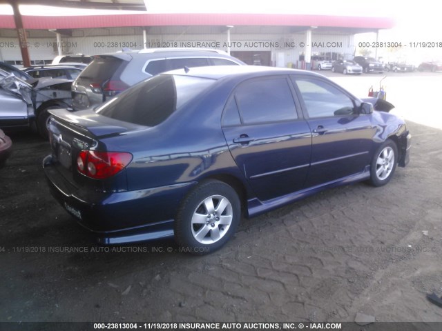 1NXBR32E75Z556262 - 2005 TOYOTA COROLLA CE/LE/S BLUE photo 4