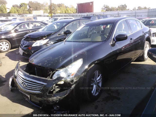 JN1CV6AR2BM405791 - 2011 INFINITI G37 BLACK photo 2