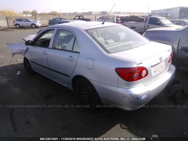 1NXBR32E18Z969489 - 2008 TOYOTA COROLLA CE/LE/S SILVER photo 3