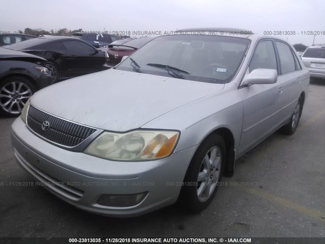 4T1BF28B3YU034054 - 2000 TOYOTA AVALON XL/XLS SILVER photo 2