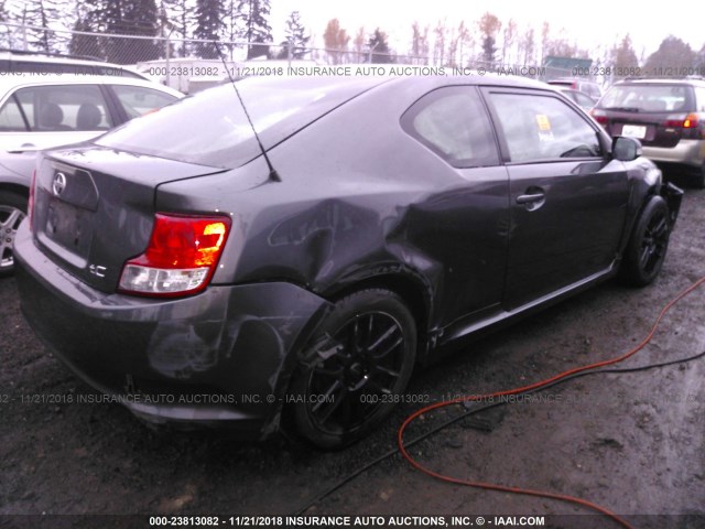 JTKJF5C73C3027777 - 2012 TOYOTA SCION TC 灰色 照片 4
