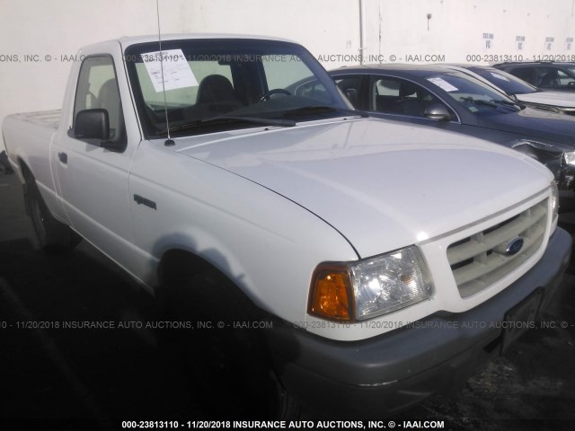 1FTYR10D42PA26144 - 2002 FORD RANGER WHITE photo 1