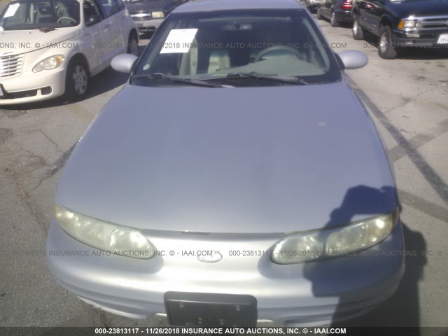 1G3NF52E2YC358933 - 2000 OLDSMOBILE ALERO GLS SILVER photo 6