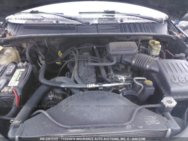 1J4GW48SX4C343424 - 2004 JEEP GRAND CHEROKEE LAREDO/COLUMBIA/FREEDOM BLACK photo 10