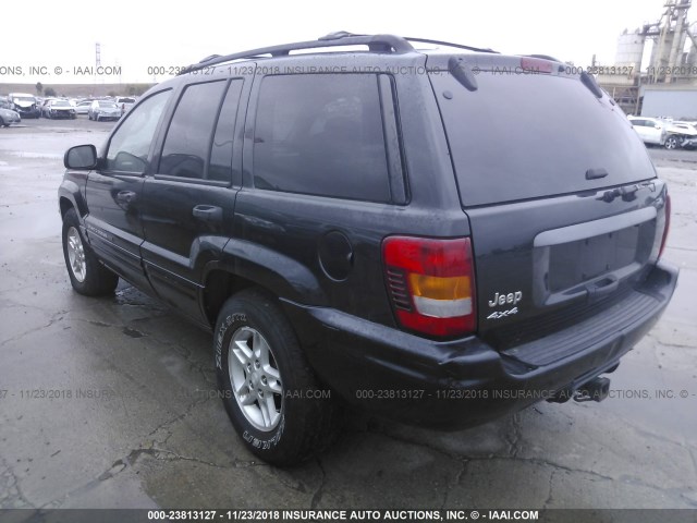 1J4GW48SX4C343424 - 2004 JEEP GRAND CHEROKEE LAREDO/COLUMBIA/FREEDOM BLACK photo 3