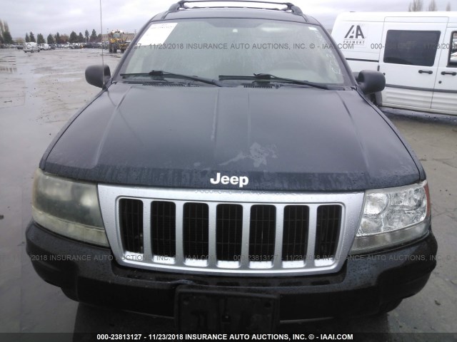 1J4GW48SX4C343424 - 2004 JEEP GRAND CHEROKEE LAREDO/COLUMBIA/FREEDOM BLACK photo 6