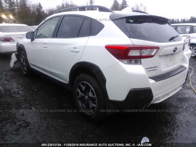 JF2GTADC6JH322470 - 2018 SUBARU CROSSTREK PREMIUM WHITE photo 3