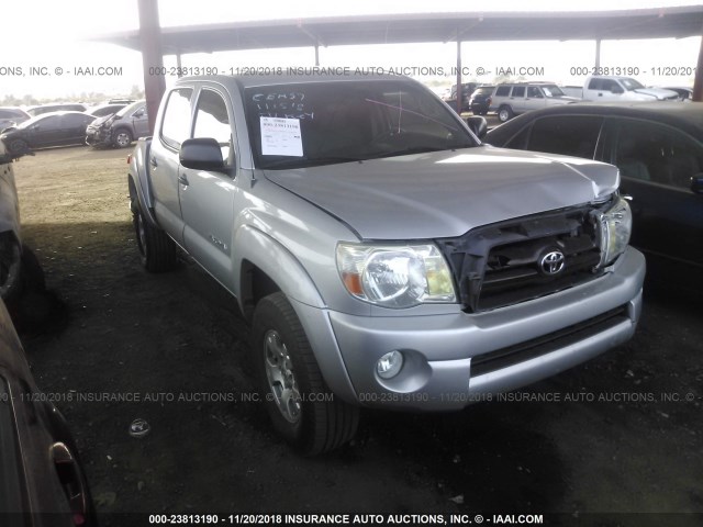 3TMJU62N56M012008 - 2006 TOYOTA TACOMA DOUBLE CAB PRERUNNER SILVER photo 1