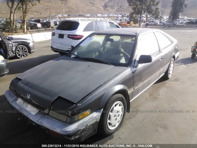 JHMCA538XJC068474 - 1988 HONDA ACCORD LXI BLACK photo 2