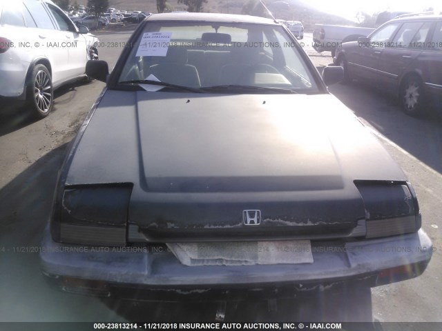 JHMCA538XJC068474 - 1988 HONDA ACCORD LXI BLACK photo 6