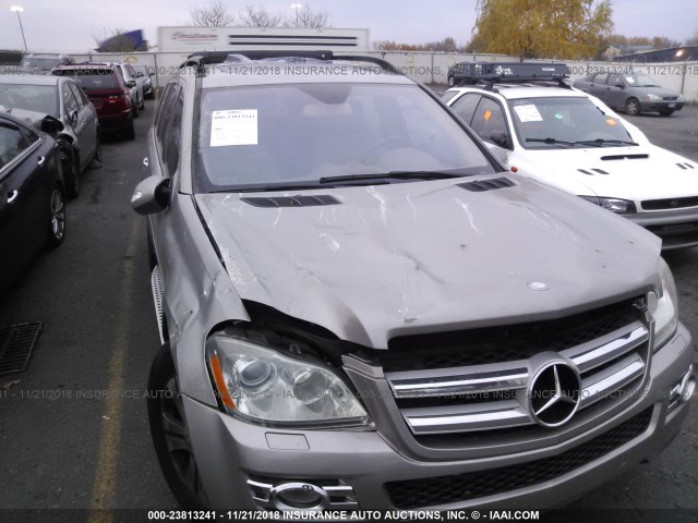 4JGBF71E58A336321 - 2008 MERCEDES-BENZ GL 450 4MATIC GOLD photo 6