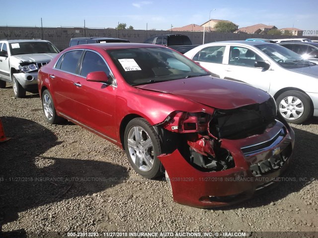 1G1ZC5E07CF258790 - 2012 CHEVROLET MALIBU 1LT RED photo 1