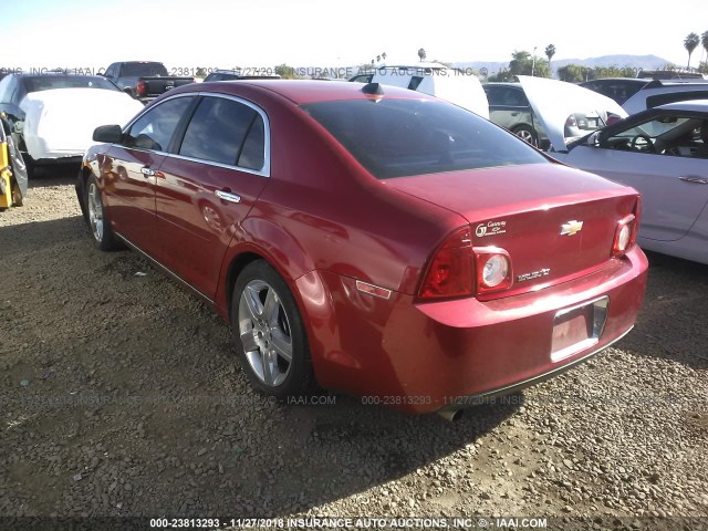 1G1ZC5E07CF258790 - 2012 CHEVROLET MALIBU 1LT RED photo 3