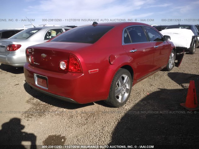 1G1ZC5E07CF258790 - 2012 CHEVROLET MALIBU 1LT RED photo 4