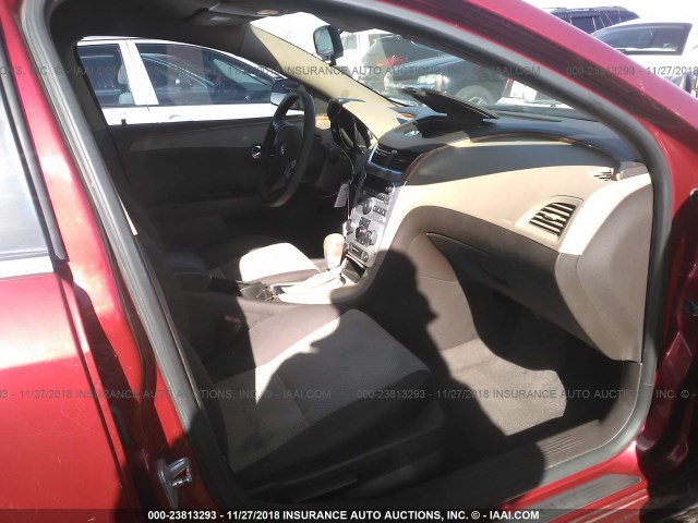 1G1ZC5E07CF258790 - 2012 CHEVROLET MALIBU 1LT RED photo 5
