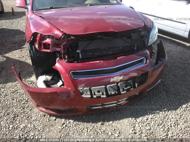 1G1ZC5E07CF258790 - 2012 CHEVROLET MALIBU 1LT RED photo 6