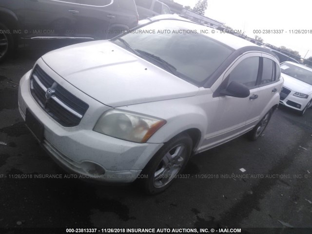 1B3HB48B07D506734 - 2007 DODGE CALIBER SXT WHITE photo 2