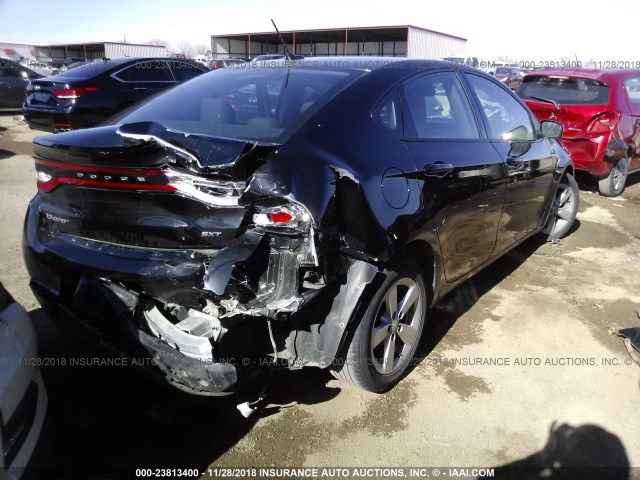 1C3CDFBBXFD253299 - 2015 DODGE DART SXT BLACK photo 4