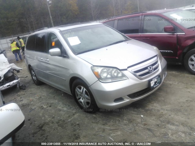 5FNRL38717B411811 - 2007 HONDA ODYSSEY EXL SILVER photo 1