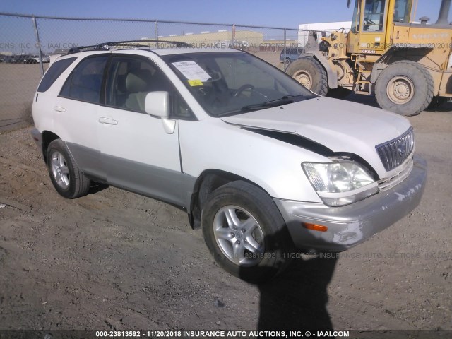 JTJHF10U010171940 - 2001 LEXUS RX 300 WHITE photo 1