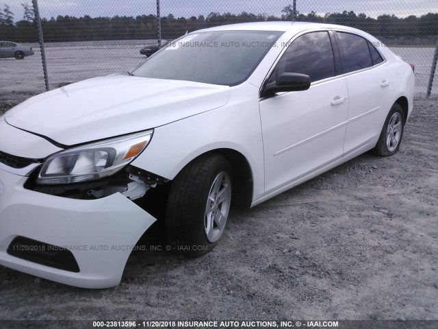 1G11B5SL9EF247419 - 2014 CHEVROLET MALIBU LS WHITE photo 2