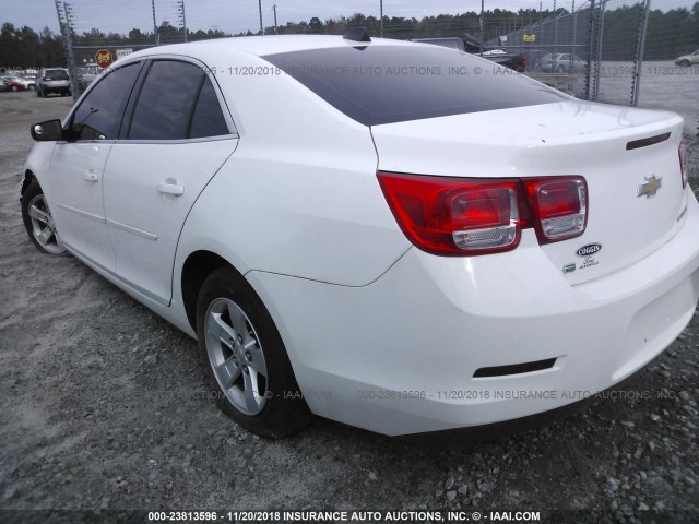 1G11B5SL9EF247419 - 2014 CHEVROLET MALIBU LS WHITE photo 3