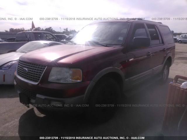 1FMEU17W63LA95981 - 2003 FORD EXPEDITION EDDIE BAUER RED photo 2