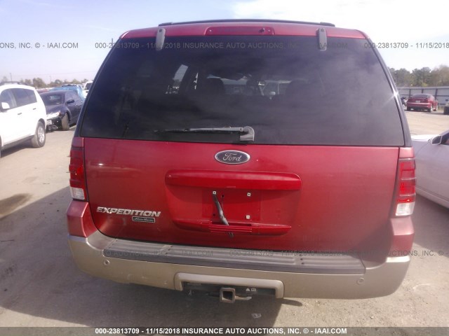 1FMEU17W63LA95981 - 2003 FORD EXPEDITION EDDIE BAUER RED photo 6