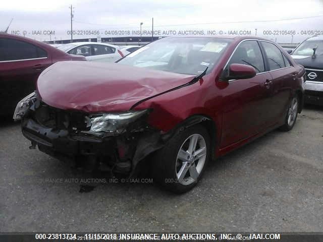 4T1BF1FKXEU794409 - 2014 TOYOTA CAMRY L/SE/LE/XLE 红色 照片 2