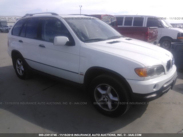 WBAFA53511LP24188 - 2001 BMW X5 WHITE photo 1