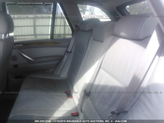 WBAFA53511LP24188 - 2001 BMW X5 WHITE photo 8