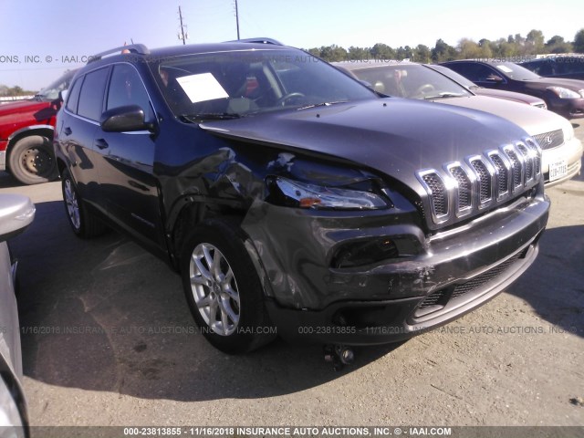 1C4PJLCB8FW670072 - 2015 JEEP CHEROKEE LATITUDE GRAY photo 1