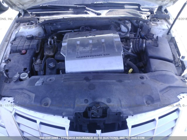 1G6KD57Y77U212745 - 2007 CADILLAC DTS WHITE photo 10