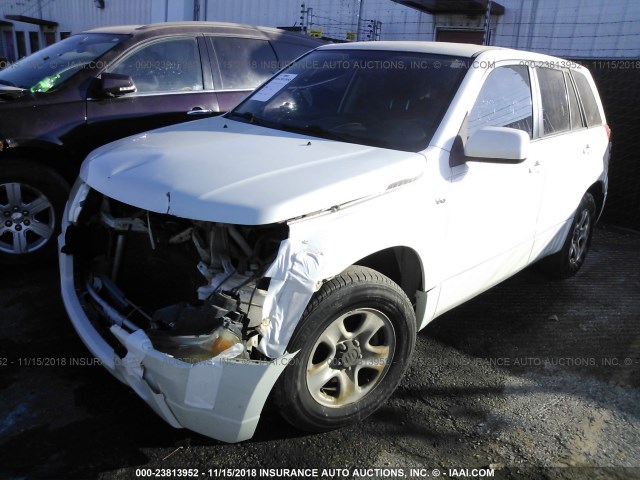 JS3TE941274201280 - 2007 SUZUKI GRAND VITARA  WHITE photo 2