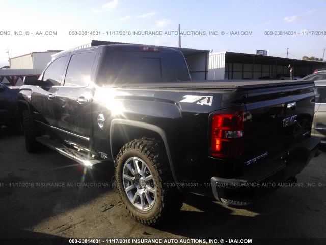 3GTU2WEC7EG518532 - 2014 GMC SIERRA K1500 DENALI BLACK photo 3