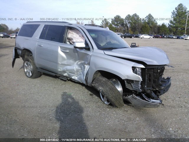 1GNSCHKC9GR416034 - 2016 CHEVROLET SUBURBAN C1500 LT SILVER photo 1